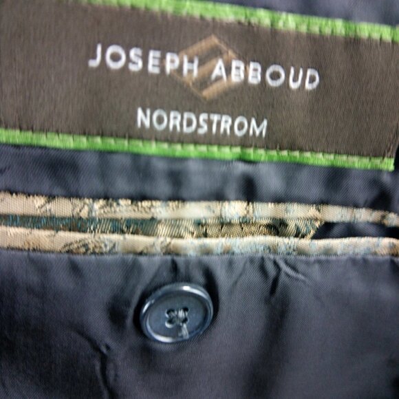 Joseph Abboud Nordstrom Blue Pane Suit Blazer Spor - Picture 9 of 11